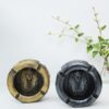 2'li 3 Boyutlu Vintage Pyramid Oval Küllük / Kültablası