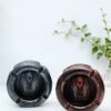 2'li 3 Boyutlu Vintage Pyramid Oval Küllük / Kültablası