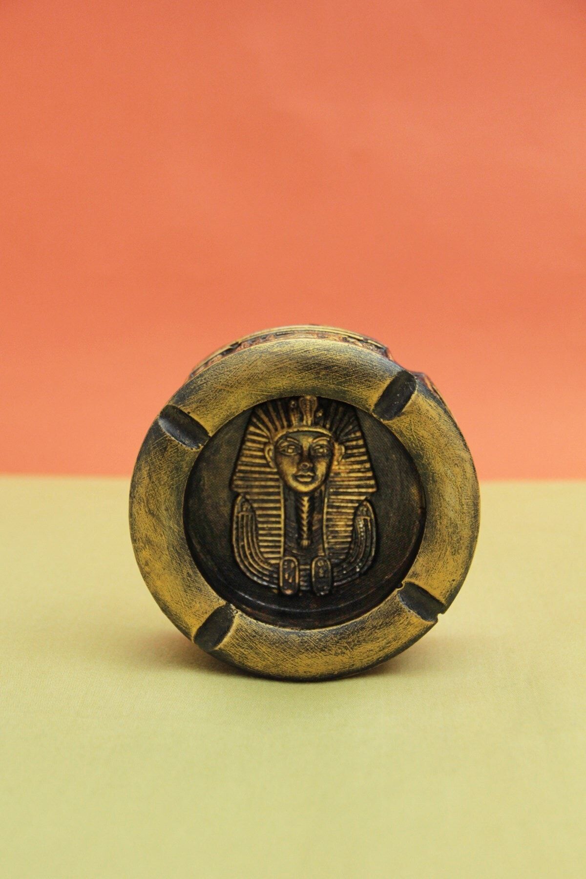 3 Boyutlu Vintage Pyramid Oval Küllük - Görsel 2